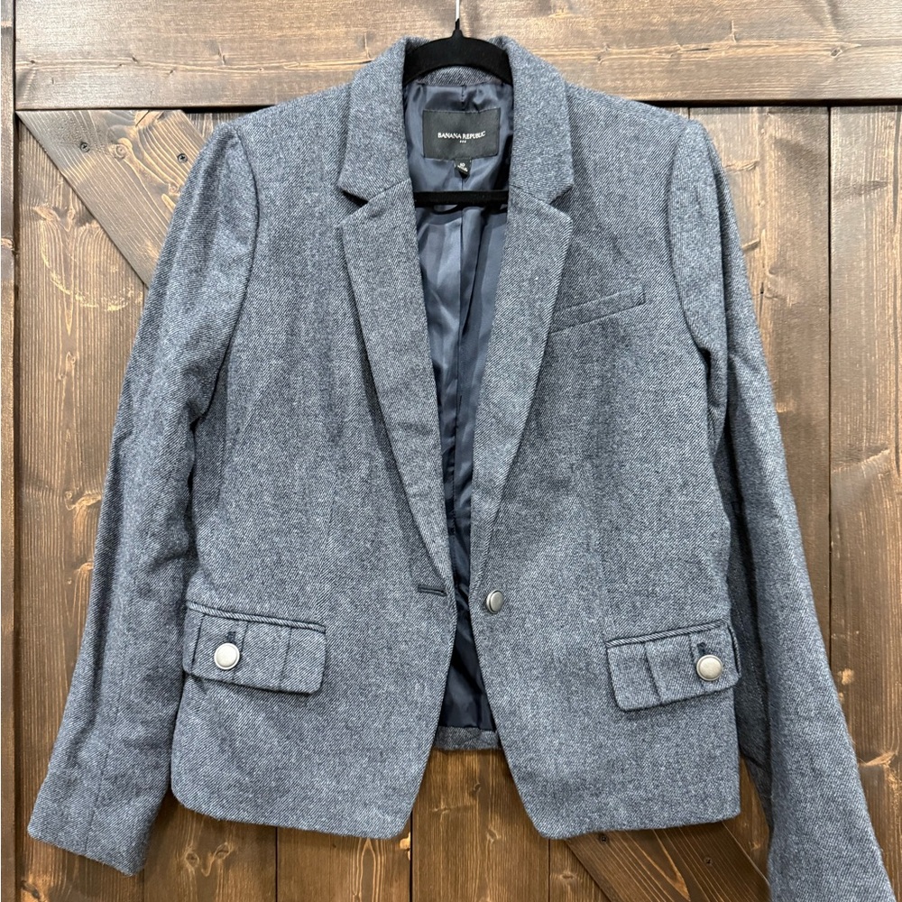 Banana Republic Navy Blue Blazer/Jacket